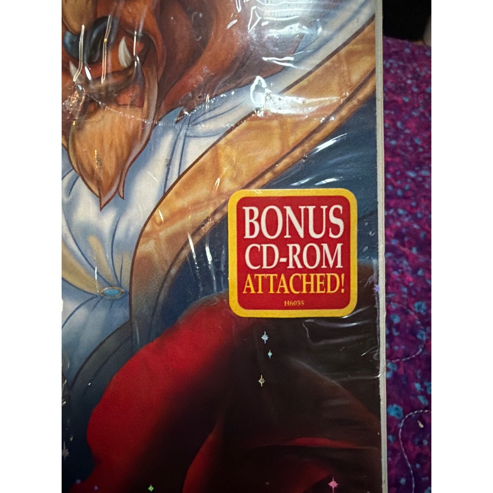 Disney Beauty and the Beast VHS Special Platinum Edition New Sealed Bonus CD-ROM - Picture 5 of 6